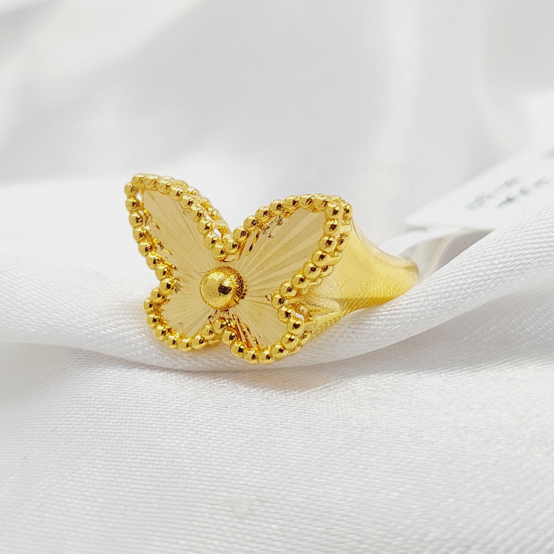 21K Gold Butterfly Ring by Saeed Jewelry - Image 1