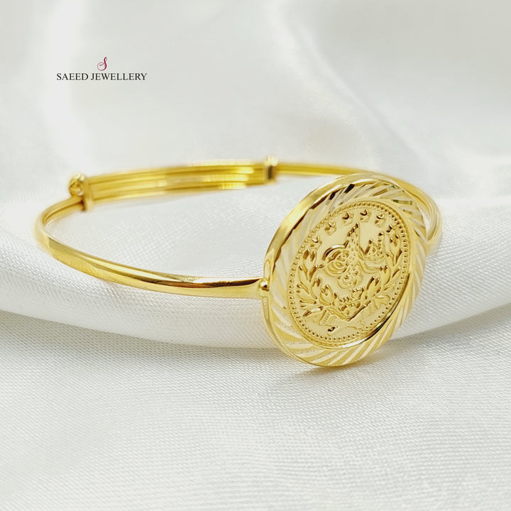 18K Gold Children's Bracelet by Saeed Jewelry - Image 2