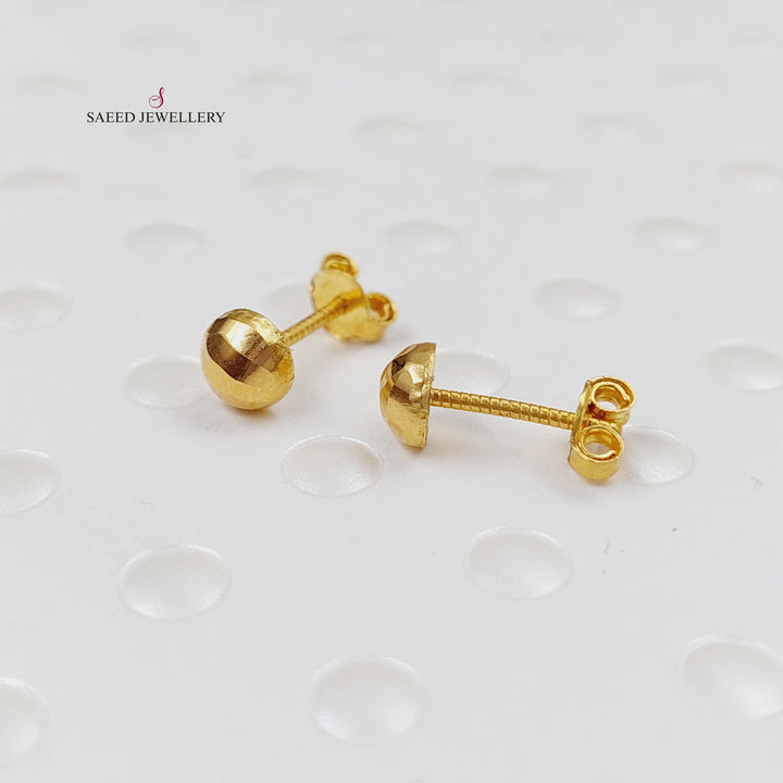 18K Gold Children's Earrings by Saeed Jewelry - Image 5