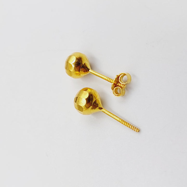 18K Gold Children's Earrings by Saeed Jewelry - Image 3