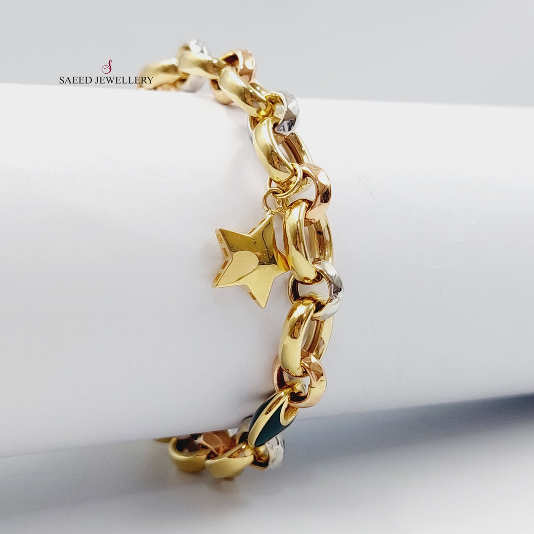 18K Gold Cuban Links Bracelet by Saeed Jewelry - Image 11