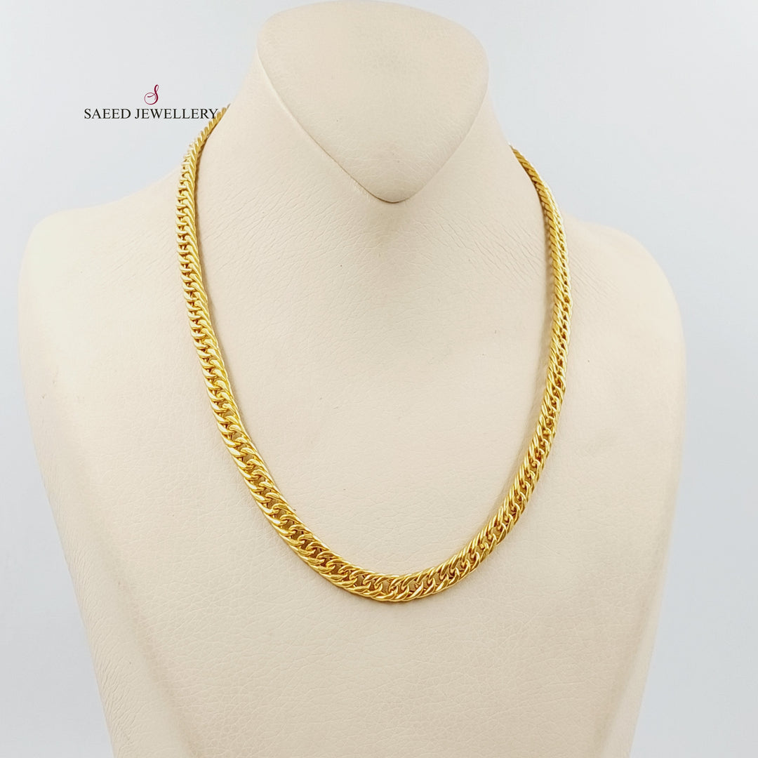 21K Gold Cuban Links Necklace by Saeed Jewelry - Image 2