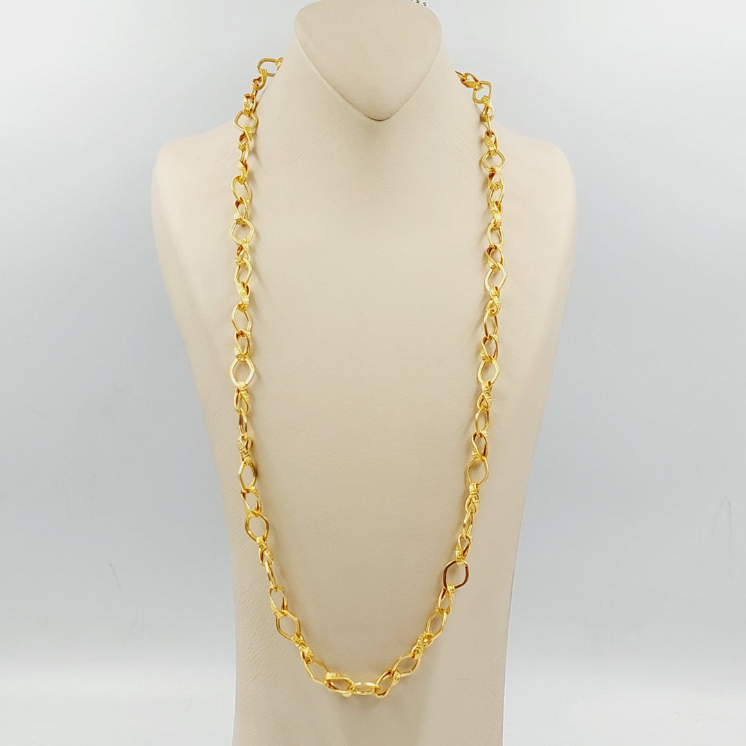 21K Gold Cuban Links Necklace by Saeed Jewelry - Image 1