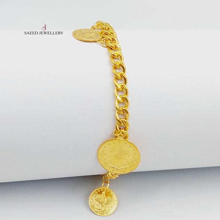 21K Gold Dandash Bracelet by Saeed Jewelry - Image 3