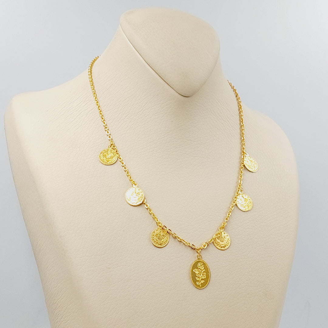 21K Gold Dandash Necklace by Saeed Jewelry - Image 3