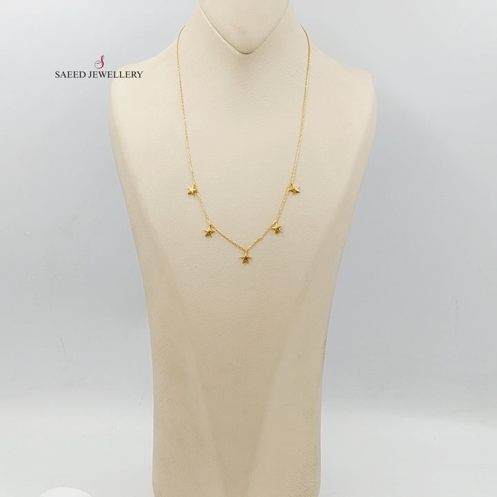 21K Gold Dandash Necklace by Saeed Jewelry - Image 5