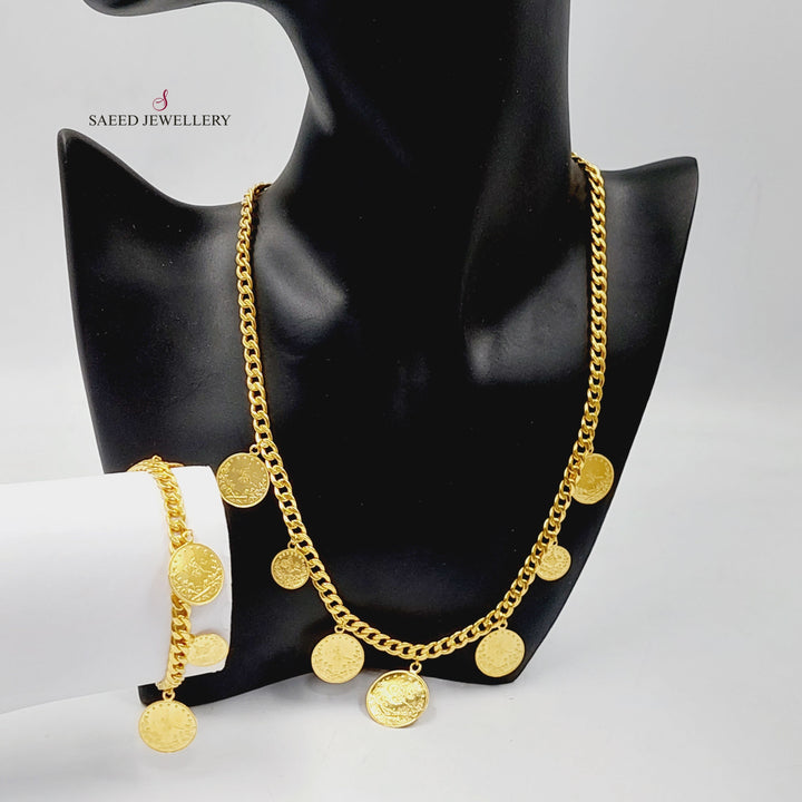 21K Gold Dandash Set by Saeed Jewelry - Image 1