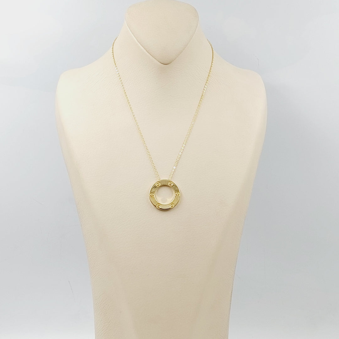 18K Gold Deluxe Figaro Necklace by Saeed Jewelry - Image 4