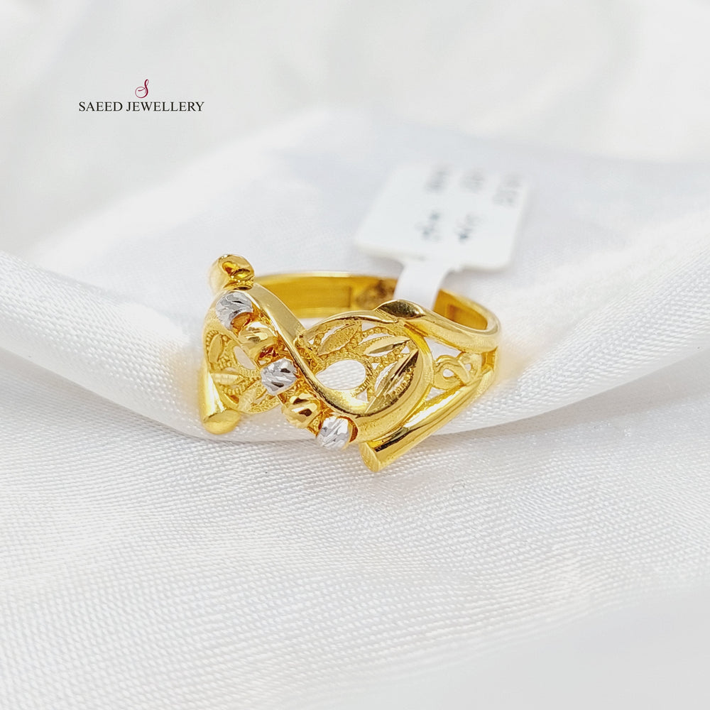 21K Gold Deluxe Infinite Ring by Saeed Jewelry - Image 2