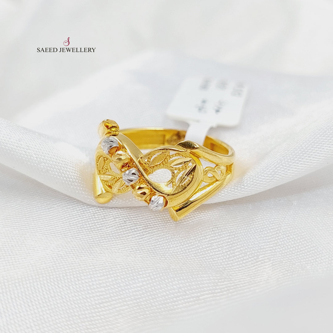 21K Gold Deluxe Infinite Ring by Saeed Jewelry - Image 2