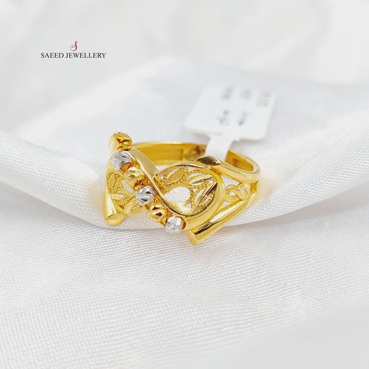 21K Gold Deluxe Infinite Ring by Saeed Jewelry - Image 2