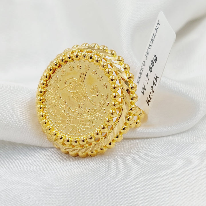 21K Gold Deluxe Rashadi Ring by Saeed Jewelry - Image 1