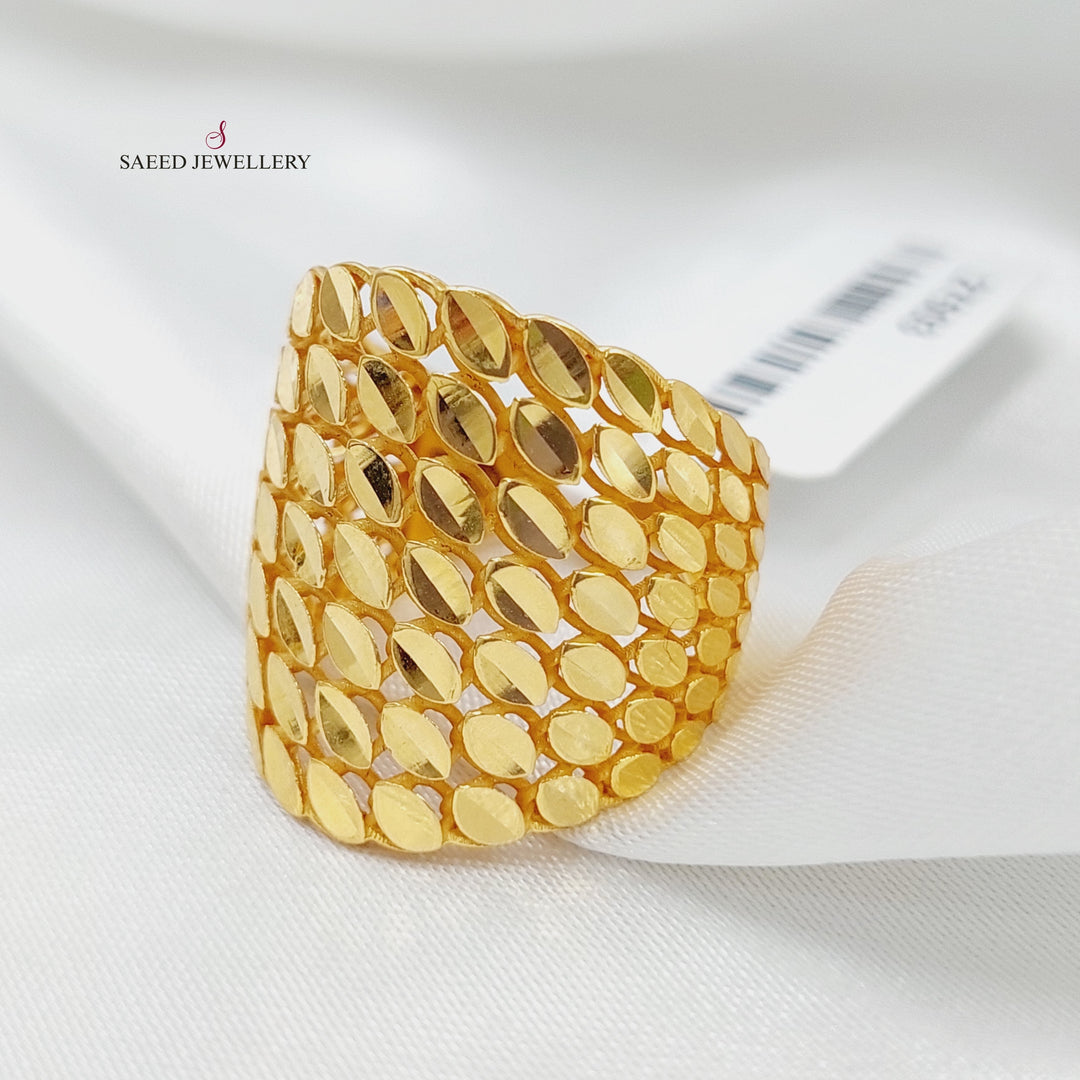 21K Gold Deluxe Ring by Saeed Jewelry - Image 1