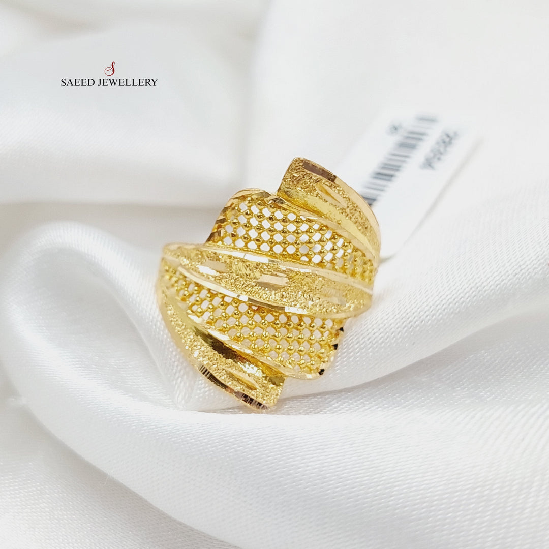 21K Gold Deluxe Ring by Saeed Jewelry - Image 1