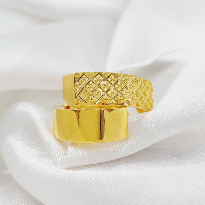 21K Gold Deluxe Ring by Saeed Jewelry - Image 1