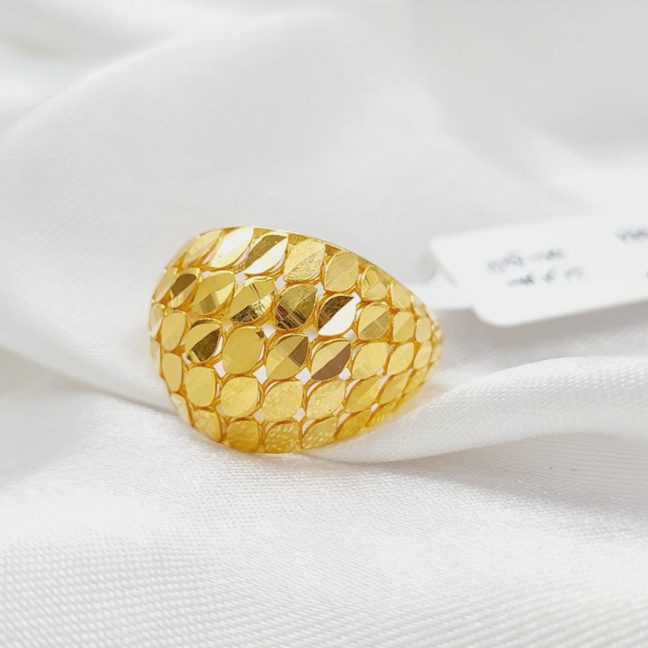 21K Gold Deluxe Ring by Saeed Jewelry - Image 2