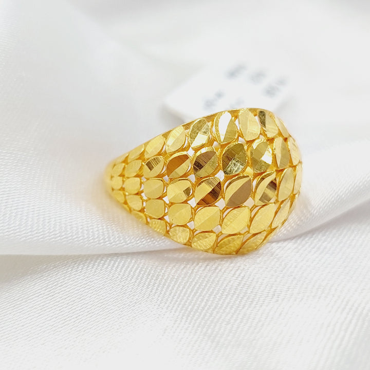 21K Gold Deluxe Ring by Saeed Jewelry - Image 1