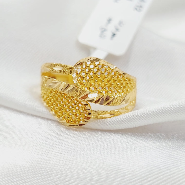 21K Gold Deluxe Ring by Saeed Jewelry - Image 2