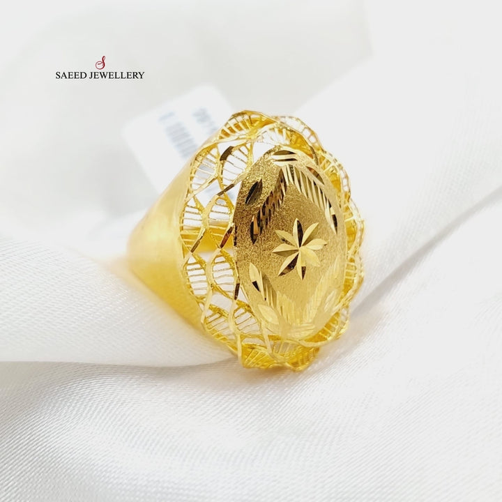 21K Gold Deluxe Ring by Saeed Jewelry - Image 1