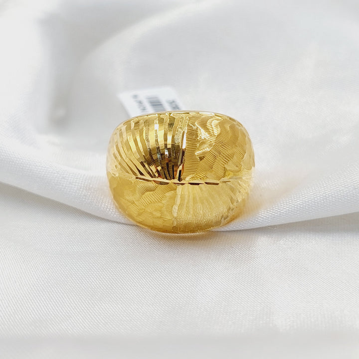 21K Gold Deluxe Ring by Saeed Jewelry - Image 2