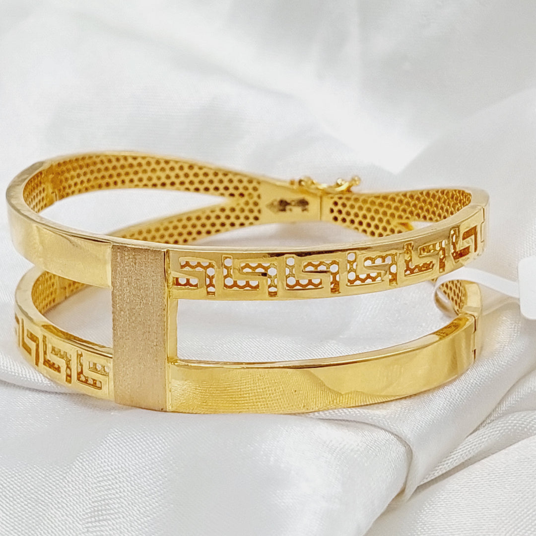 21K Gold Deluxe Virna Bracelet by Saeed Jewelry - Image 1