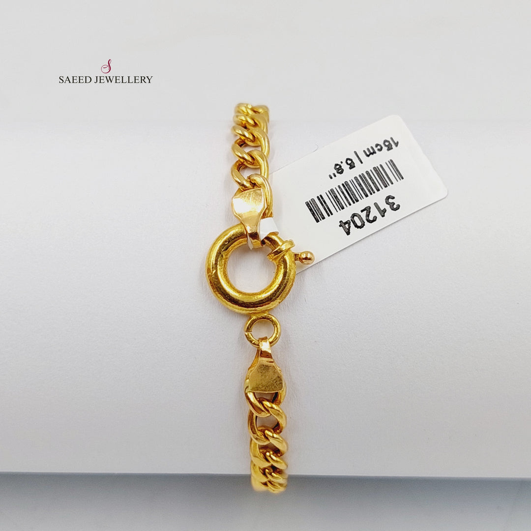 21K Gold Enameled Bracelet by Saeed Jewelry - Image 5