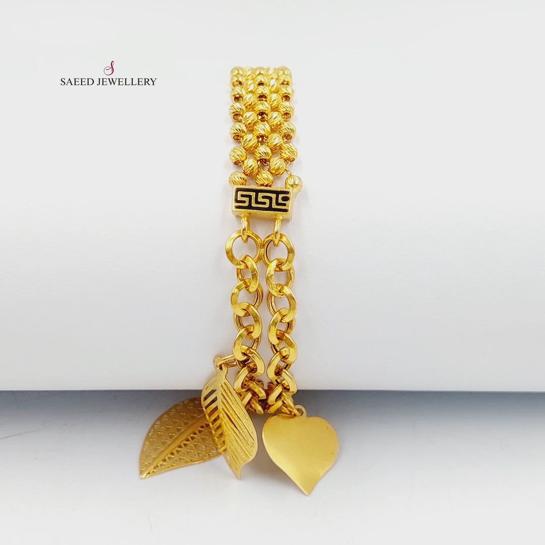 21K Gold Enameled Dandash Bracelet by Saeed Jewelry - Image 6