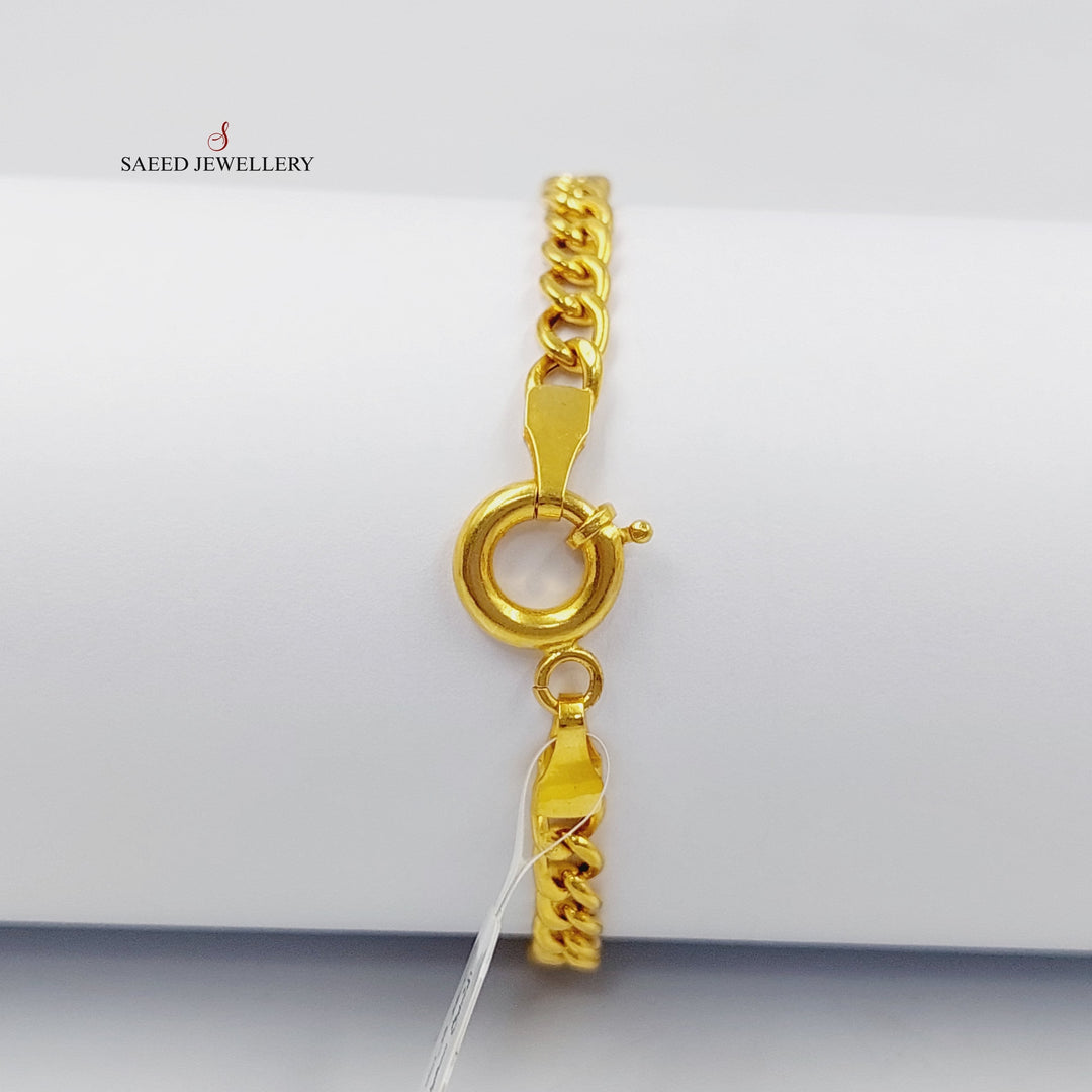 21K Gold Enameled Infinite Bracelet by Saeed Jewelry - Image 3