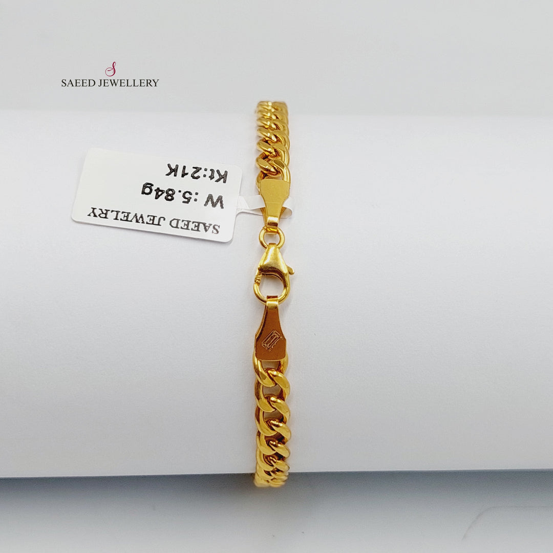 21K Gold Enameled Infinite Bracelet by Saeed Jewelry - Image 4