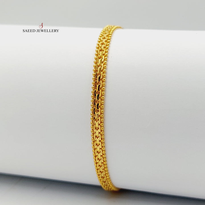 21K Gold Fancy Bracelet by Saeed Jewelry - Image 7