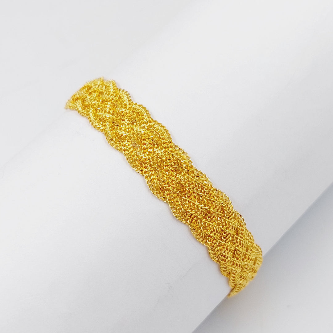 21K Gold Fancy Bracelet by Saeed Jewelry - Image 1