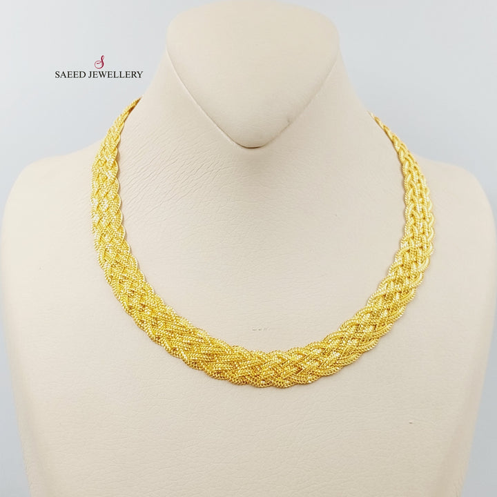 21K Gold Fancy Necklace by Saeed Jewelry - Image 1