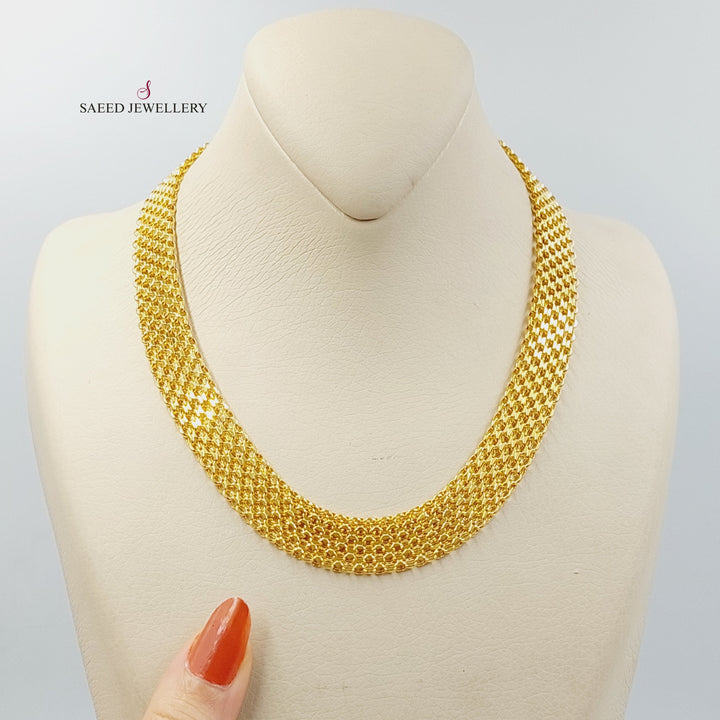 21K Gold Fancy Necklace by Saeed Jewelry - Image 1