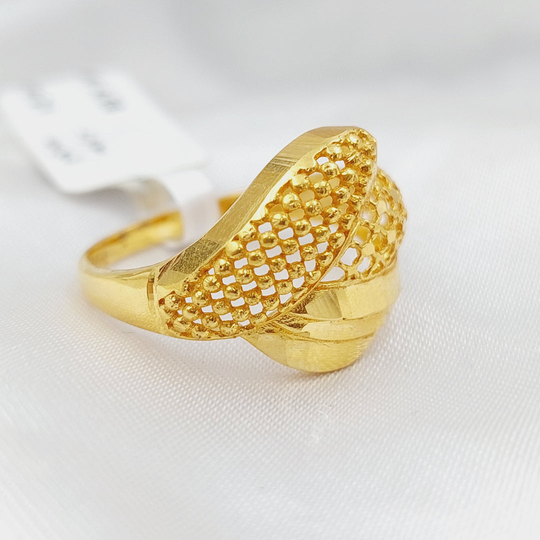 21K Gold Fancy Ring by Saeed Jewelry - Image 3