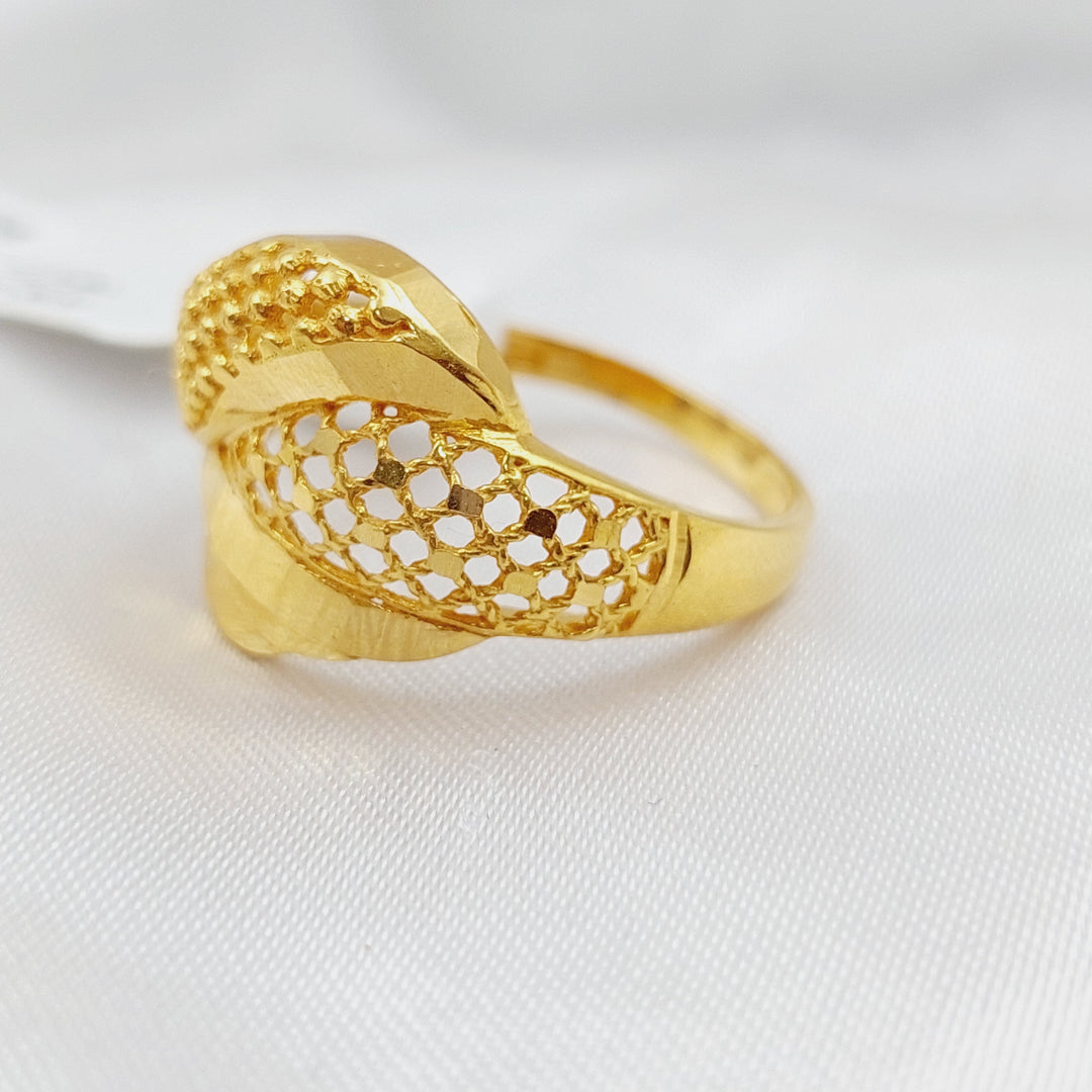 21K Gold Fancy Ring by Saeed Jewelry - Image 5