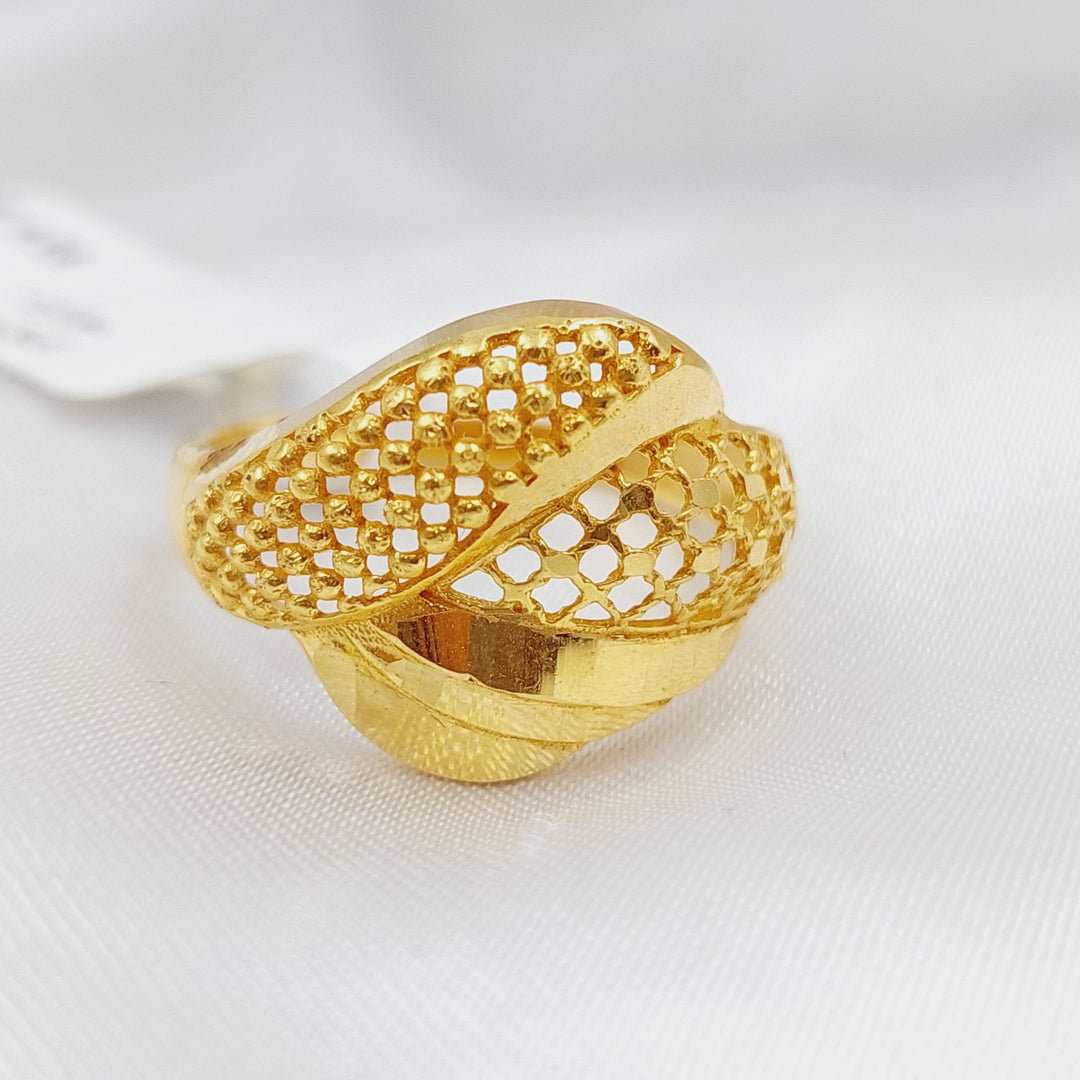 21K Gold Fancy Ring by Saeed Jewelry - Image 1