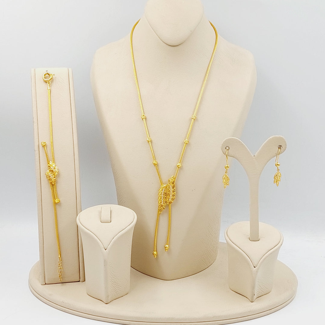 21K Gold Fancy Set by Saeed Jewelry - Image 1