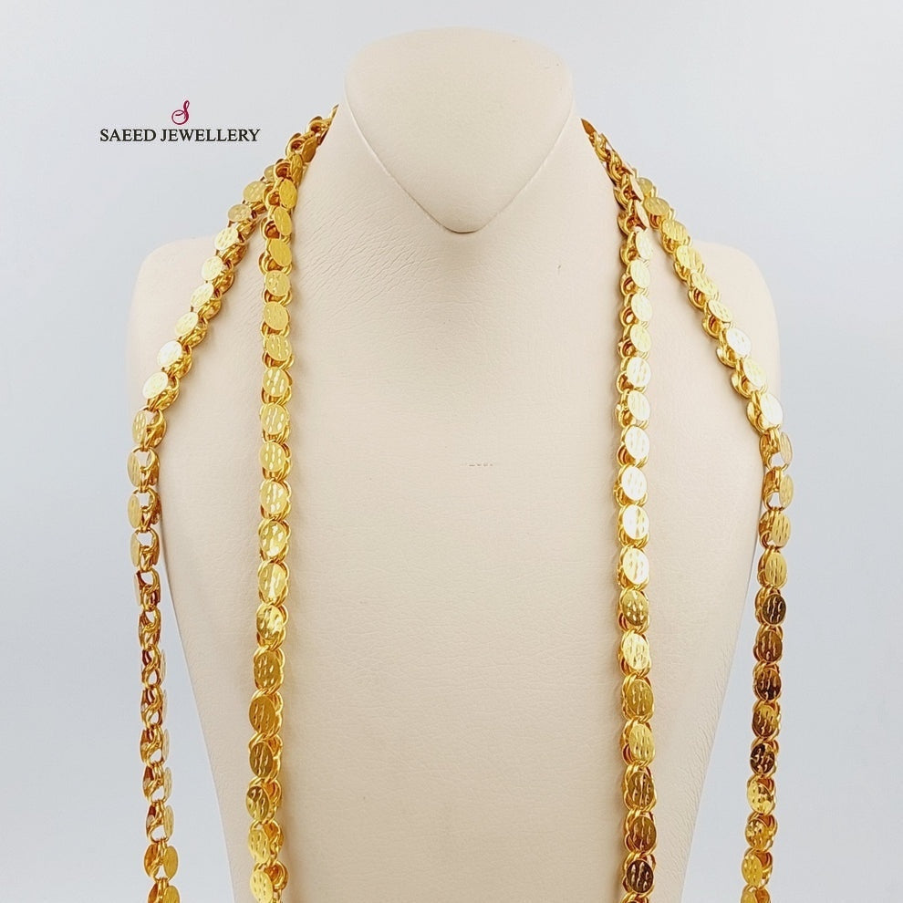 21K Gold Shall Jarir Halabi two meters by Saeed Jewelry - Image 2