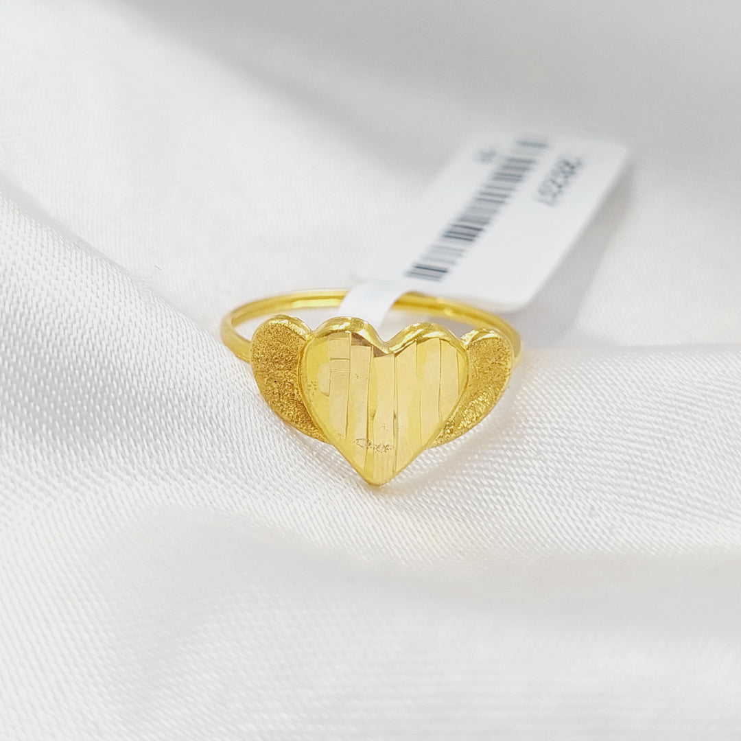 18K Gold Heart Ring by Saeed Jewelry - Image 1