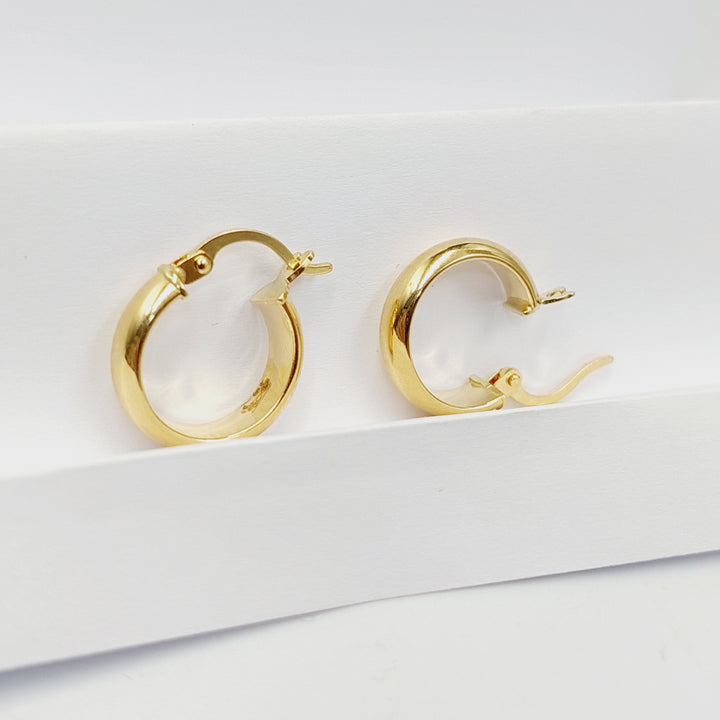 18K Gold Hoop Earrings by Saeed Jewelry - Image 5