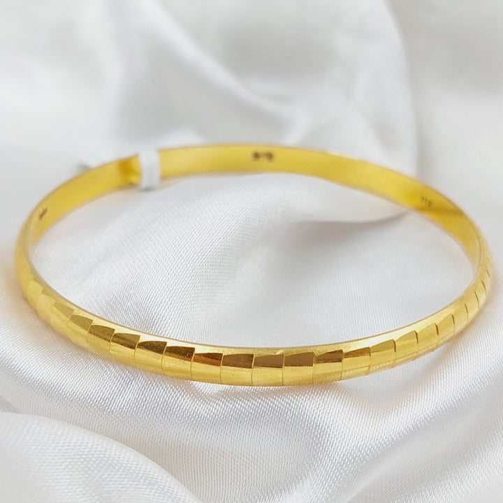 21K Gold Snake Bangle by Saeed Jewelry - Image 1