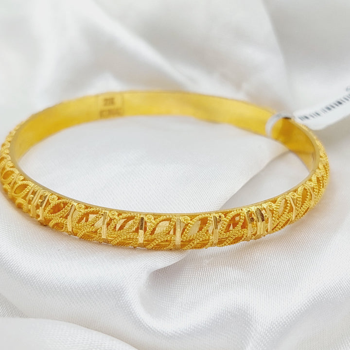 21K Gold Emirati Bangle by Saeed Jewelry - Image 1