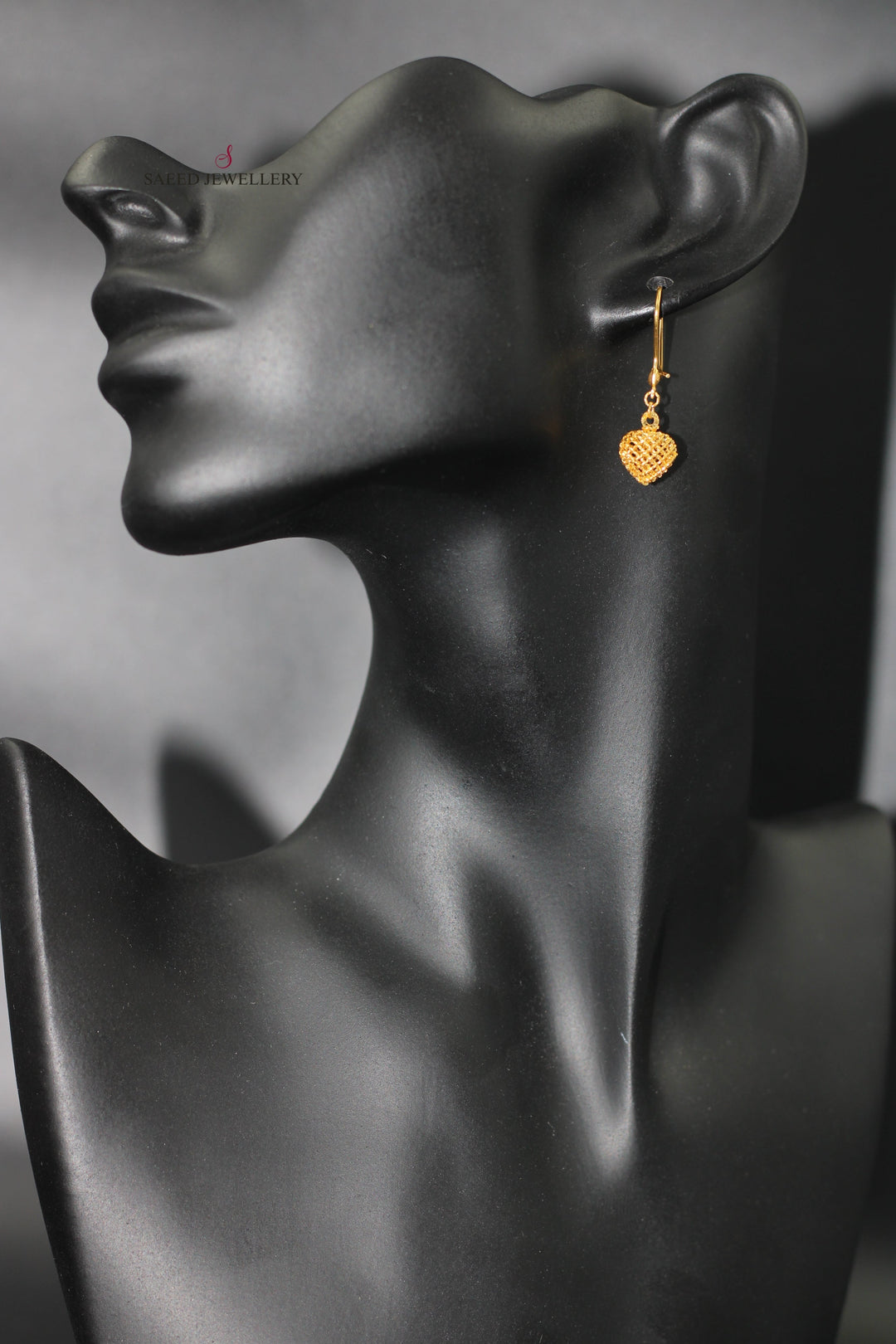 21K Gold Fancy Earrings by Saeed Jewelry - Image 7