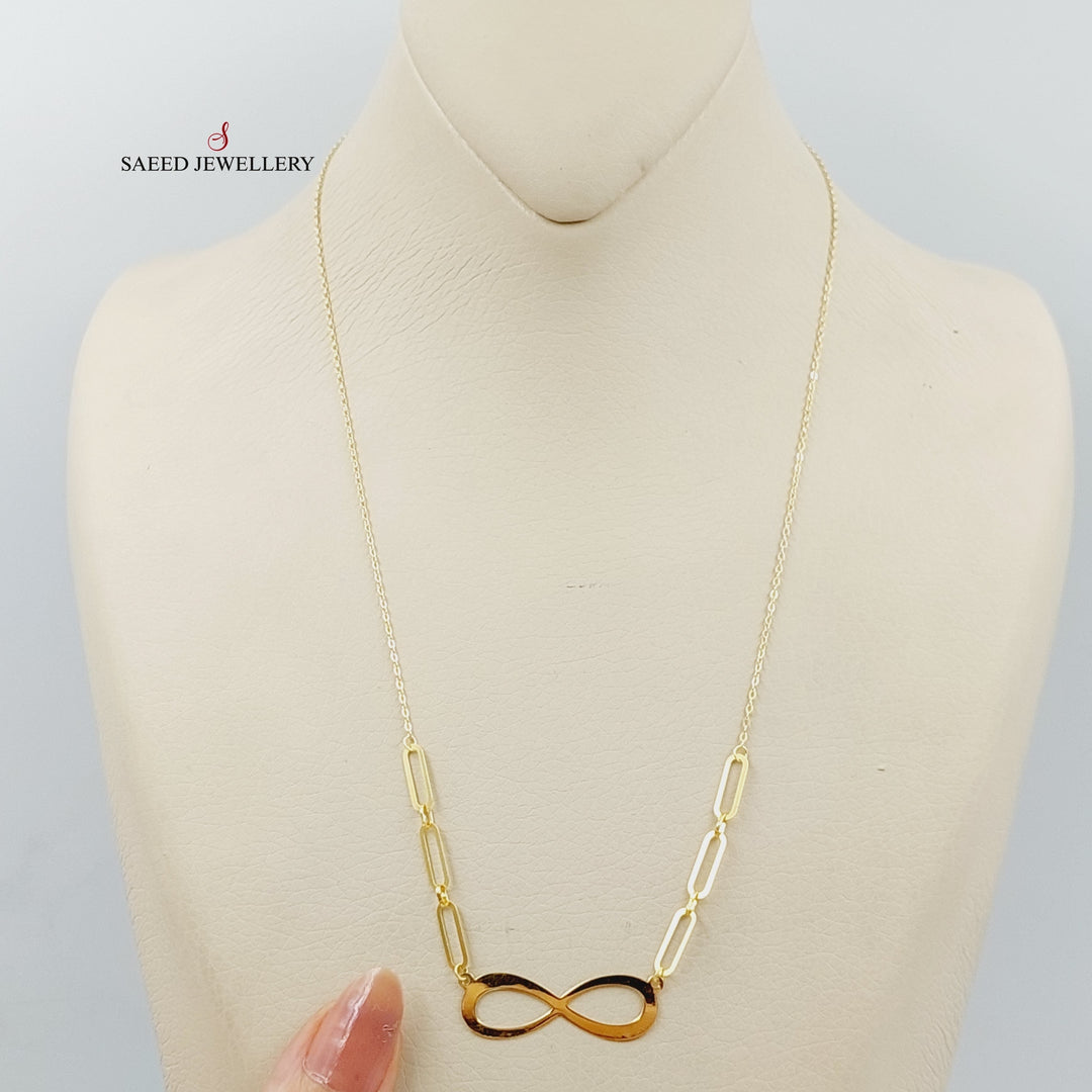 18K Gold Infinite Necklace by Saeed Jewelry - Image 1