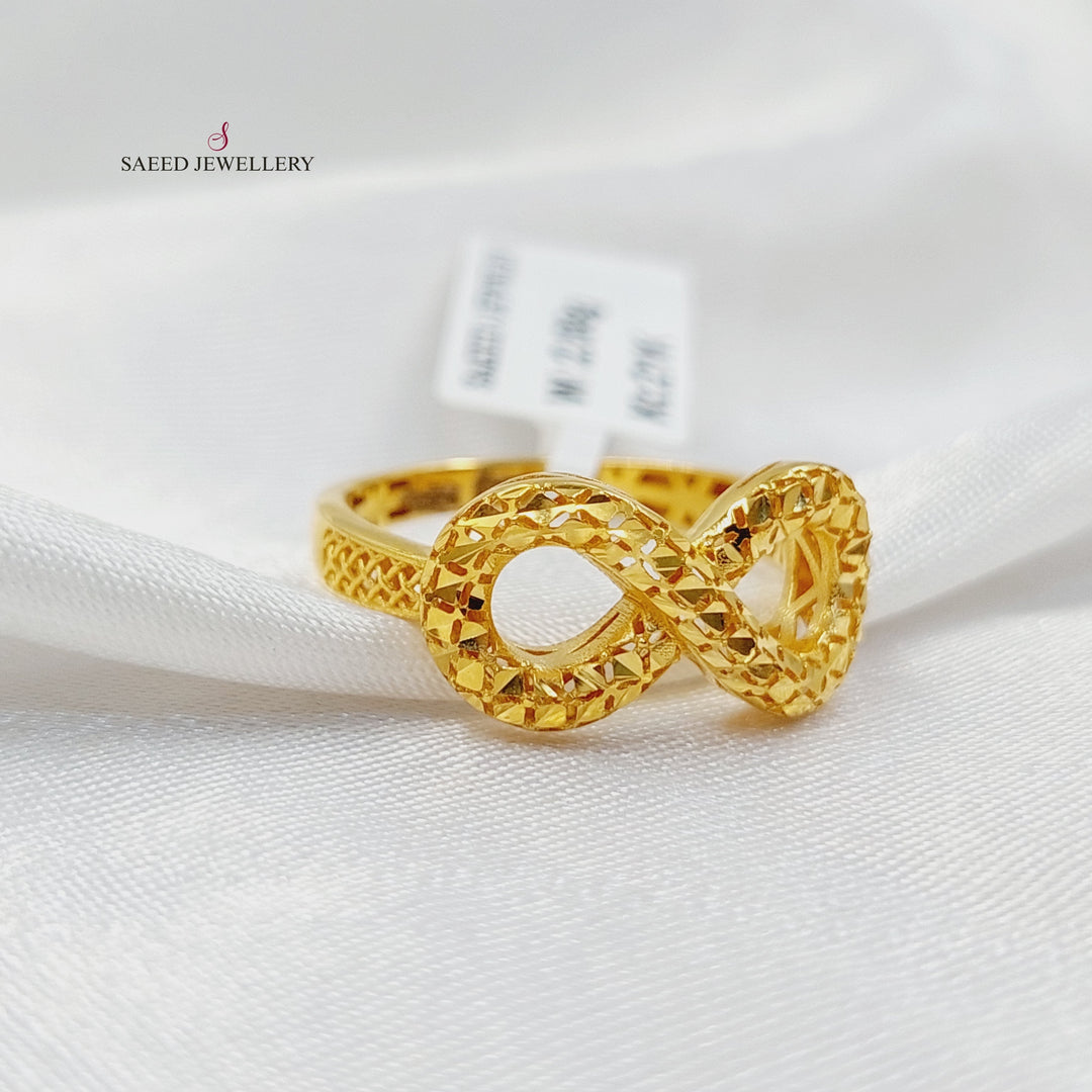 21K Gold Infinite Ring by Saeed Jewelry - Image 2