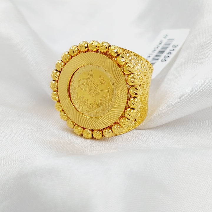 K Gold Balls Rashadi Ring by Saeed Jewelry - Image 3