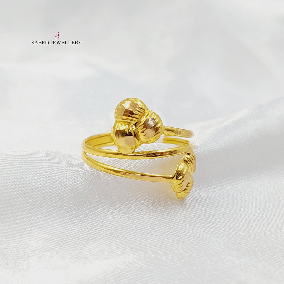 21K Gold Light Ring by Saeed Jewelry - Image 3