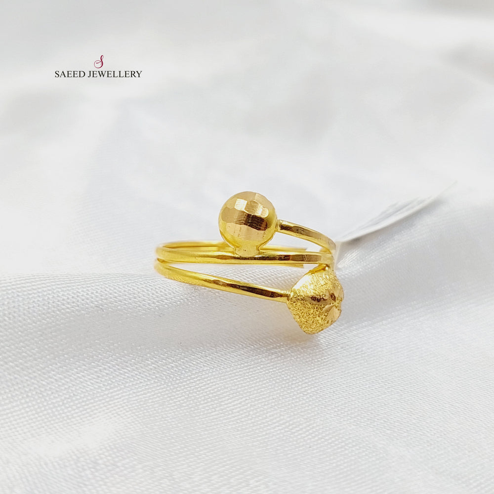 21K Gold Light Ring by Saeed Jewelry - Image 2