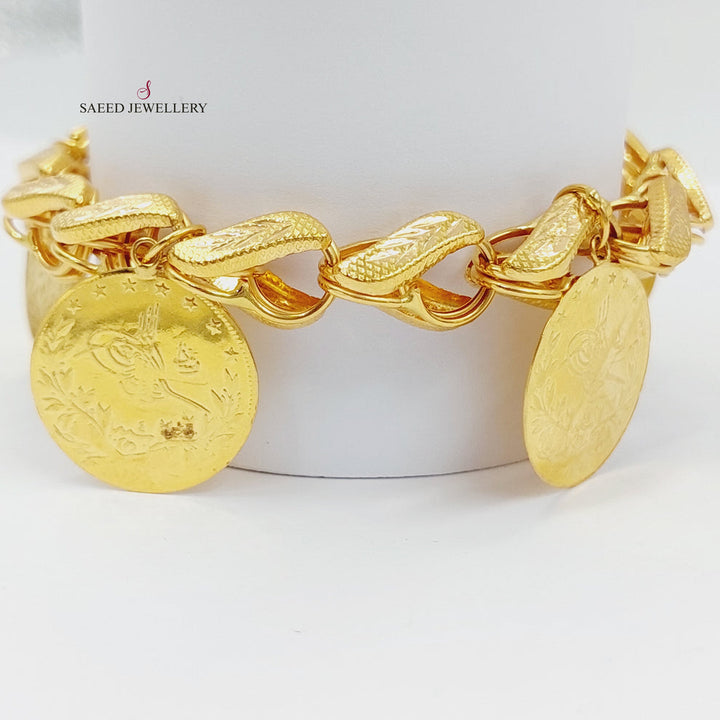 21K Gold Lirat Rashadi Bracelet by Saeed Jewelry - Image 7