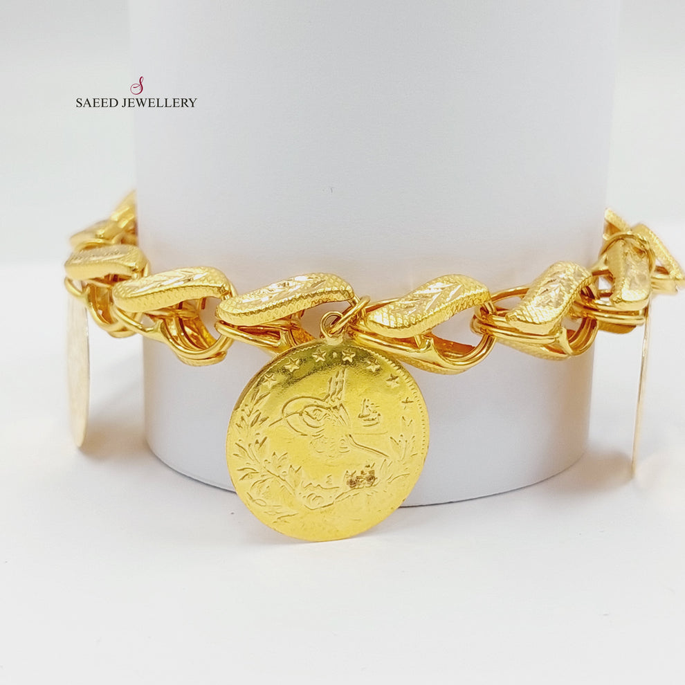 21K Gold Lirat Rashadi Bracelet by Saeed Jewelry - Image 6